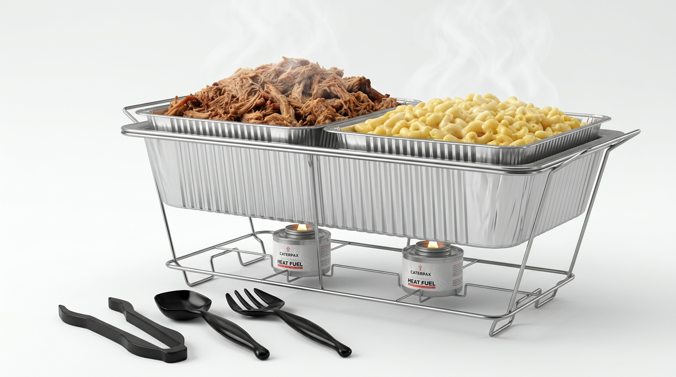 Disposable Chafing Dish Buffet Set - Large Full Size (33 pcs